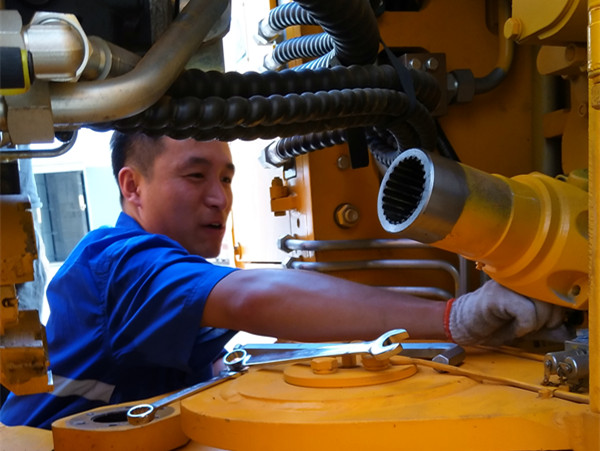 LHD souterraine LHD Scooptram Chargeuse sur le site Maintenance