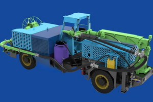 HAM-20 Robot Wet Shotcrete Truck Contracteur de béton pour l'exploitation souterraine 